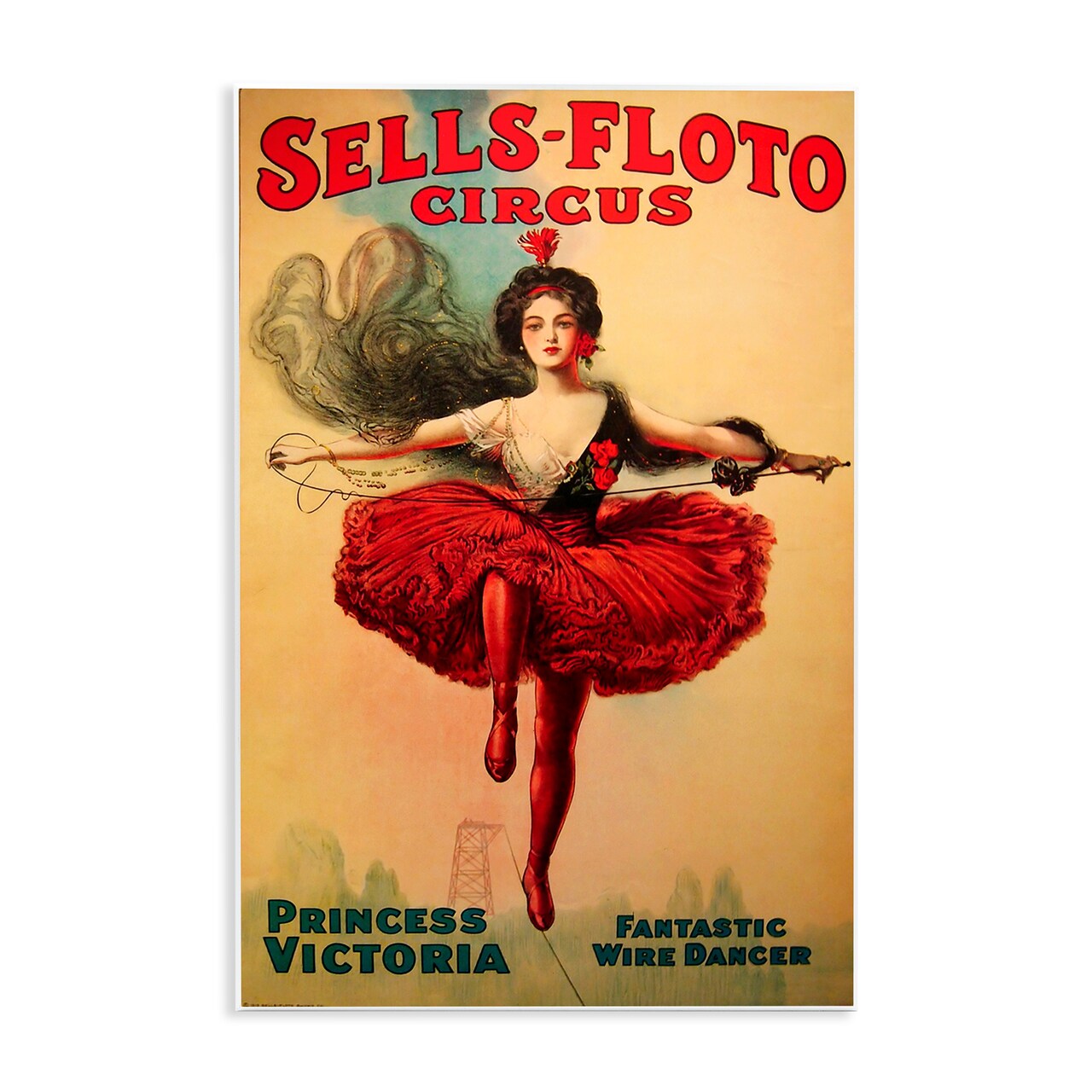 Stupell Industries Sells-Floto Circus Vintage Poster Wall Plaque Design by Marcus Jules